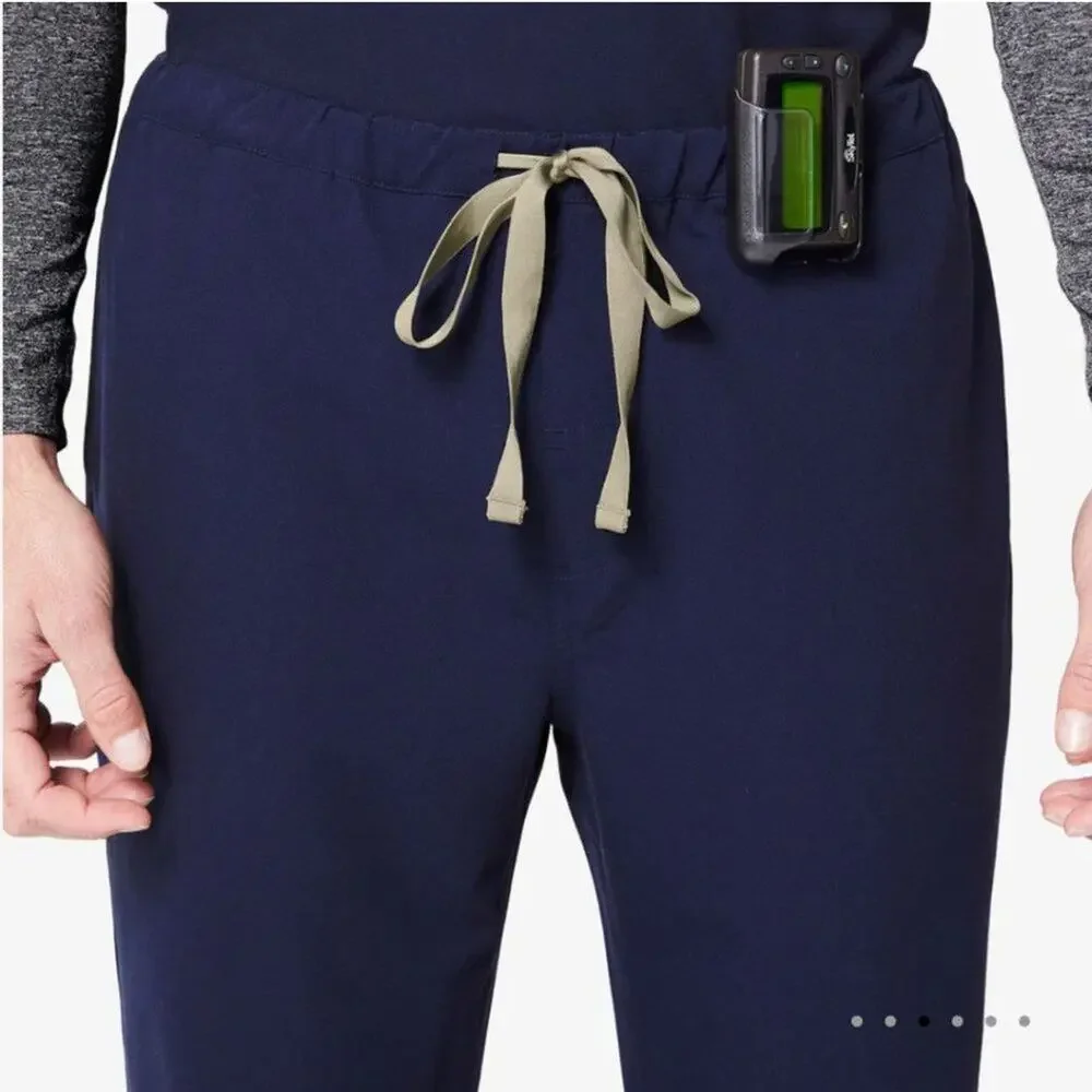 Figs Pisco™ Basic Scrub Pants in Navy Large Short